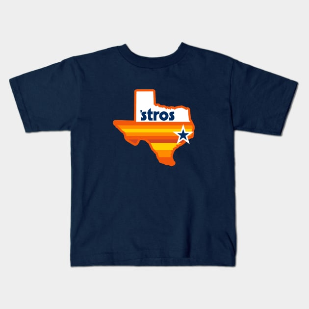 Stros Texas Kids T-Shirt by KFig21